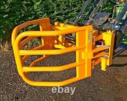 NOUVEAU PRISE SOUPLE POUR BALLES RONDES RÉSISTANTE 2025, PINCE, SUPPORTS Euro 8 pour tracteur