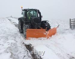 NOUVELLES CHARRUES À NEIGE HYDRAULIQUES ROBUSTES MONTÉES SUR TRACTEUR, épandeur, charrue, sel, JCB