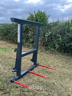 NOUVELLE Broche de Bale Spike Heavy Duty Telehandler pour 3 x Big Bales TOUT SUPPORT