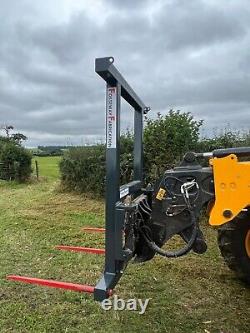 NOUVELLE Broche de Bale Spike Heavy Duty Telehandler pour 3 x Big Bales TOUT SUPPORT