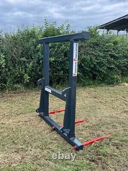 NOUVELLE Broche de Bale Spike Heavy Duty Telehandler pour 3 x Big Bales TOUT SUPPORT