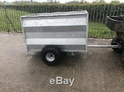 New Heavy Duty Galvanisé Entièrement Bétaillère Vtt Filet Porte Quad