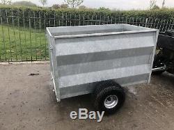 New Heavy Duty Galvanisé Entièrement Bétaillère Vtt Filet Porte Quad