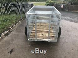 New Heavy Duty Galvanisé Entièrement Bétaillère Vtt Filet Porte Quad