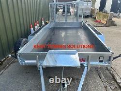 New Nugent Heavy Duty Plant P3718t Remorque 12'3 X 6'1 + Ramp Tailgate 3500kg