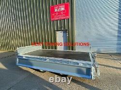 New Nugent Heavy Duty Platbed F3117h Remorque +dropsides 10'2 X 5'7 3500kg Mgw