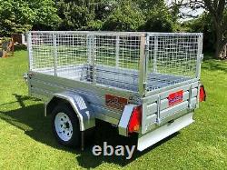 Nouveau Package Deal de Remorque Apache Cagée Heavy Duty 7x4 - Couverture-Réserve-Hélices Arrière