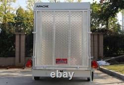 Nouveau remorque fourgonnette Apache 7X4 avec rampe de chargement arrière, remorque robuste 750GVW