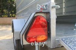 Nouveau remorque fourgonnette Apache 7X4 avec rampe de chargement arrière, remorque robuste 750GVW