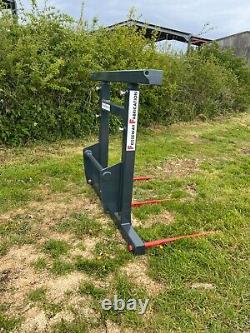 Nouveau télescopique robuste avec pic pour balles extensible pour 3 grandes balles. TOUTES LES PLAQUES.