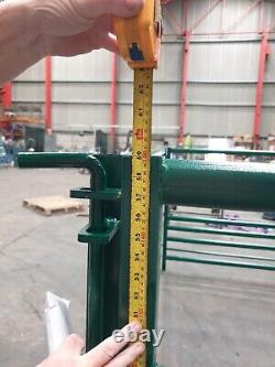 Nouveaux enclos de barrière animale en acier robuste, complets avec épingles de fixation