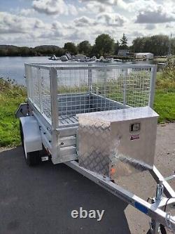 Nouvelle remorque Apache 6X4 robuste avec kit de cage et boîte à outils en alliage - Livraison nationale