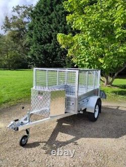 Nouvelle remorque Apache 6X4 robuste avec kit de cage et boîte à outils en alliage - Livraison nationale