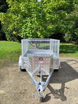 Nouvelle remorque Apache 6X4 robuste avec kit de cage et boîte à outils en alliage - Livraison nationale