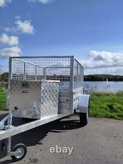 Nouvelle remorque Apache 6X4 robuste avec kit de cage et boîte à outils en alliage - Livraison nationale