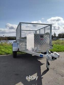 Nouvelle remorque Apache 6X4 robuste avec kit de cage et boîte à outils en alliage - Livraison nationale