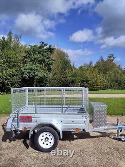 Nouvelle remorque Apache 6X4 robuste avec kit de cage et boîte à outils en alliage - Livraison nationale