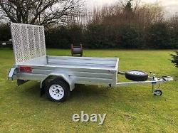 Nouvelle remorque robuste 8x5 avec rampe de chargement arrière ? LIVRAISON AU ROYAUME-UNI APACHE TRAILERS