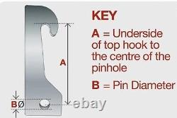 Nouvelles équerres de soudage Jcb/Volvo industrielles extra lourdes et robustes - paire gratuite avec livraison