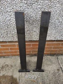 Nouvelles équerres industrielles soudées Jcb/volvo extra lourdes en paire avec livraison gratuite