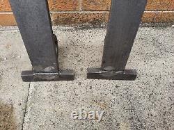 Nouvelles fixations industrielles extra lourdes JCB/Volvo à souder en paire, livraison gratuite.