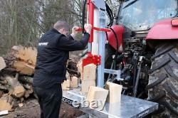 PROFORGE Fendeuse à bois hydraulique de 20 tonnes montée sur tracteur, robuste, 3 points
