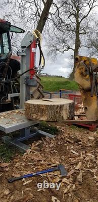 PROFORGE Fendeuse à bois hydraulique de 20 tonnes montée sur tracteur, robuste, 3 points