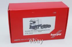 PROMO ! Herpa 071376 Tekno Tracteur lourd Wasel MB Arocs SLT 4 essieux 150