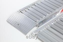 Paire de rampes lourdes de 2m (2000x300x2700kg) en alliage, pour machine de chantier
