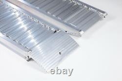 Paire de rampes lourdes de 2m (2000x300x2700kg) en alliage, pour machine de chantier