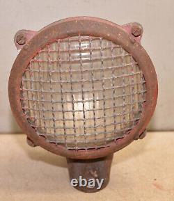 Phare de tracteur antique de service intensif pour camion à chenilles, grille de lampe rodentière rat rod