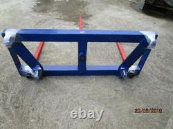 Porte-faucheuse lourde Euro 8 avec supports, 1 pointe de 980mm et 2 pointes de 820mm