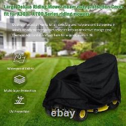 Pour John Deere X300-X700 Couverture de tondeuse à gazon robuste LP93647 imperméable