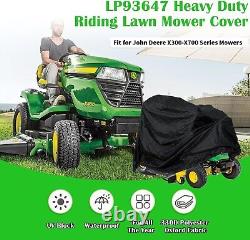 Pour John Deere X300-X700 Couverture de tondeuse à gazon robuste LP93647 imperméable