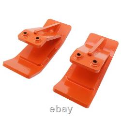 Protecteur de seau de tracteur en acier robuste, accessoire de seau avec bord de ski FD