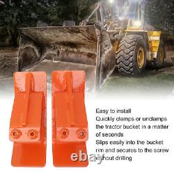 Protège-benne de tracteur en acier robuste pour enlever la neige et les feuilles facilement
