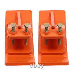 Protège-bordure de protection de godet de tracteur lourd 2pcs en acier pour godet de tracteur.