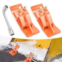 Protège-nacelle robuste du tracteur protège la pelouse et le sol de la neige et des débris