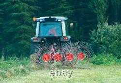 Râteau à roues P-SS240/4 FPM 2,4 m pour tracteurs compacts