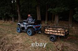 Remorque Apache ATV Jardin 400 Noire à Essieu Unique Robuste Basculante