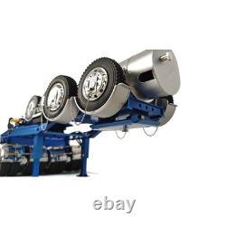 Remorque Métallique Robuste à Contrôle Radio In Stock pour Tracteur RC 1/12 1/14