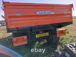 Remorque agricole JACKSTA 12 tonnes à côtés rabattables, remorque agricole robuste hors TVA