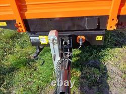 Remorque agricole JACKSTA 12 tonnes à côtés rabattables, remorque agricole robuste hors TVA