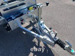 Remorque basculante à triple essieu de 13,3 pieds x 6,6 pieds 3500 kg hydraulique lourde