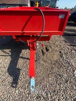 Remorque basculante agricole hydraulique robuste WINTON TL15 pour tracteur compact