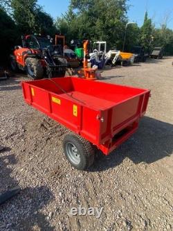 Remorque basculante agricole hydraulique robuste WINTON TL15 pour tracteur compact