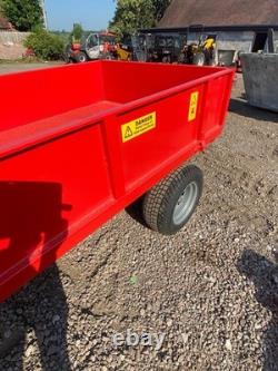 Remorque basculante agricole hydraulique robuste WINTON TL15 pour tracteur compact