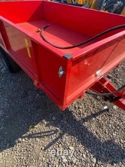 Remorque basculante agricole hydraulique robuste WINTON TL15 pour tracteur compact