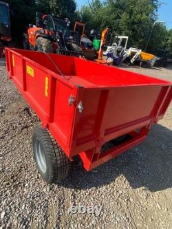 Remorque basculante agricole hydraulique robuste WINTON TL15 pour tracteur compact