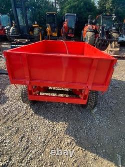 Remorque basculante agricole hydraulique robuste WINTON TL15 pour tracteur compact